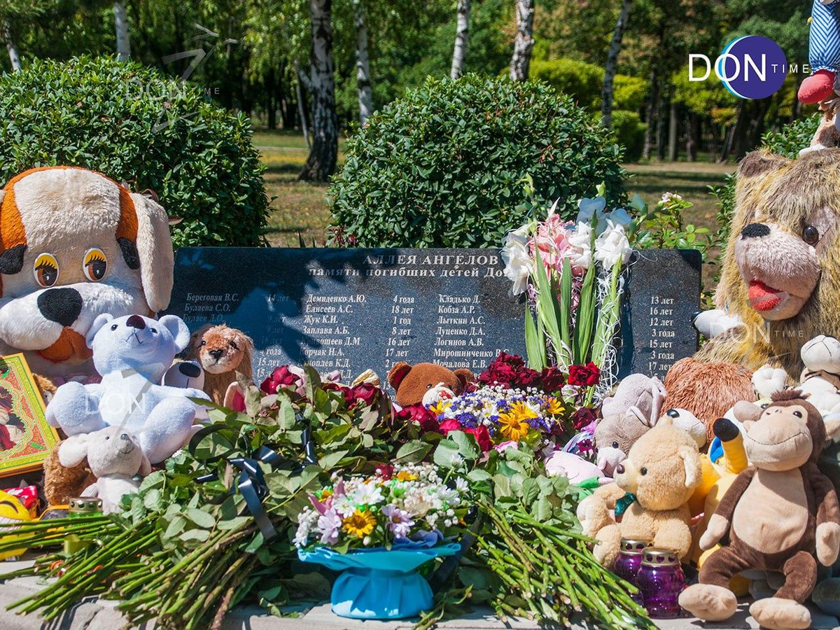 ДНР аллея ангелов Донецк. Аллея ангелов на Донбассе. В Донецке аллея аллея ангелов. Аллея ангелов памяти погибших детей Донбасса.