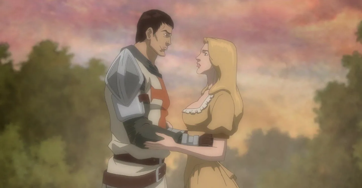 Плотская любовь героев тоже была показана в коротком эпизоде