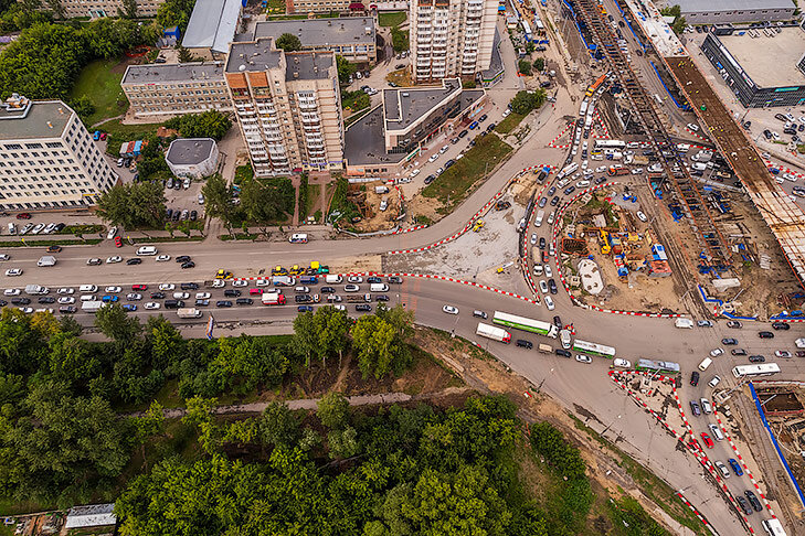 Площадь труда новосибирск фото Причины пробок на площади Труда в Новосибирске объяснил автоинструктор VN.RU Дзе