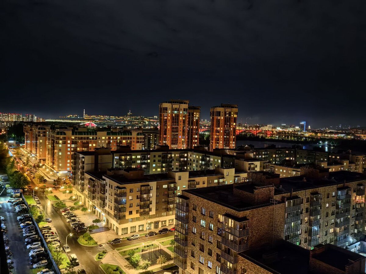 Город ночью. Фото предоставлено подписчиком 