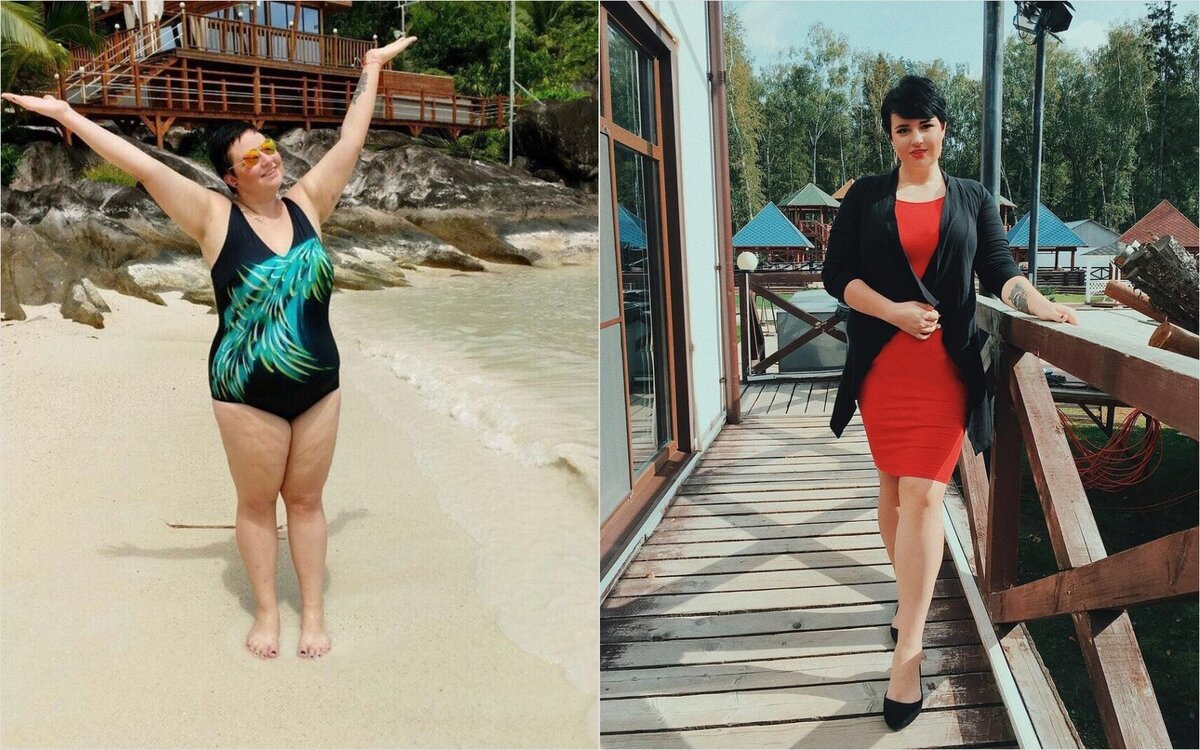Саша черно похудела до и после фото
