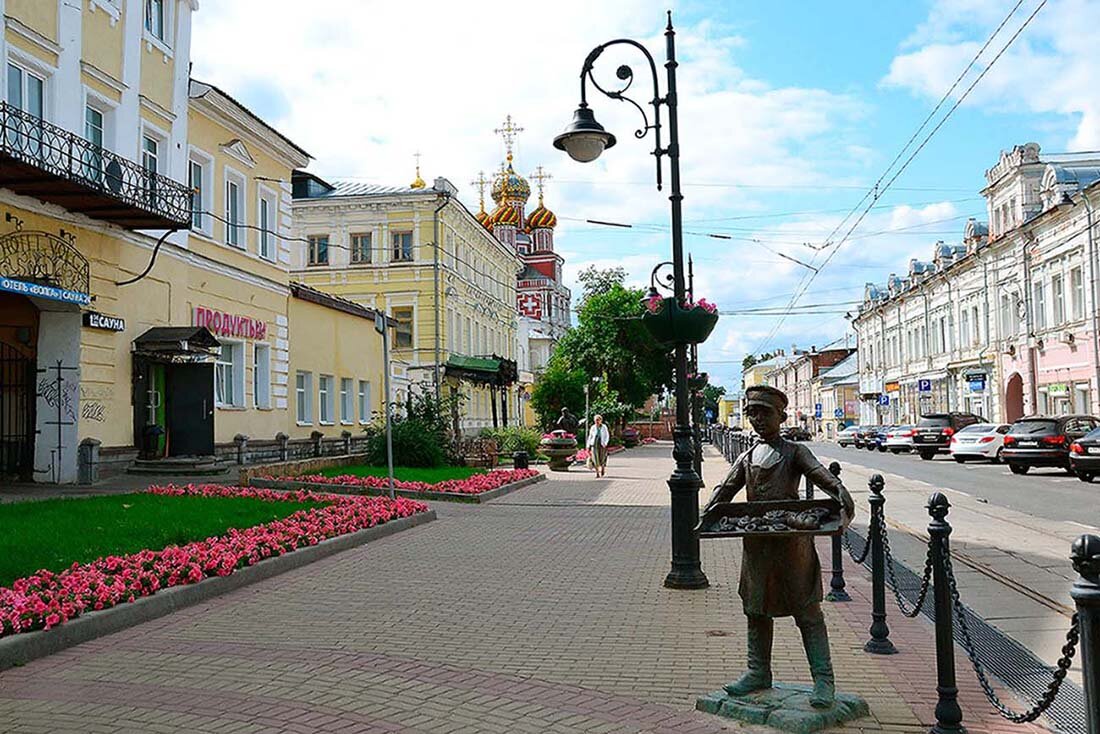 Рождественская улица в Нижнем Новгороде | Чудесные путешествия | Дзен