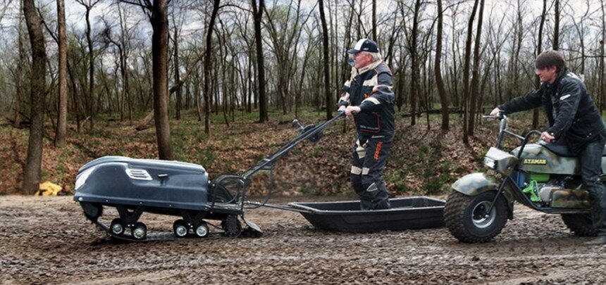 Что такое мотобуксировщик (мотособака) и зачем он мне нужен в деревне ...