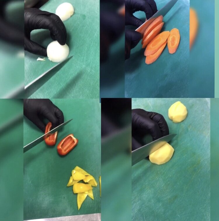 Нарезка овощей