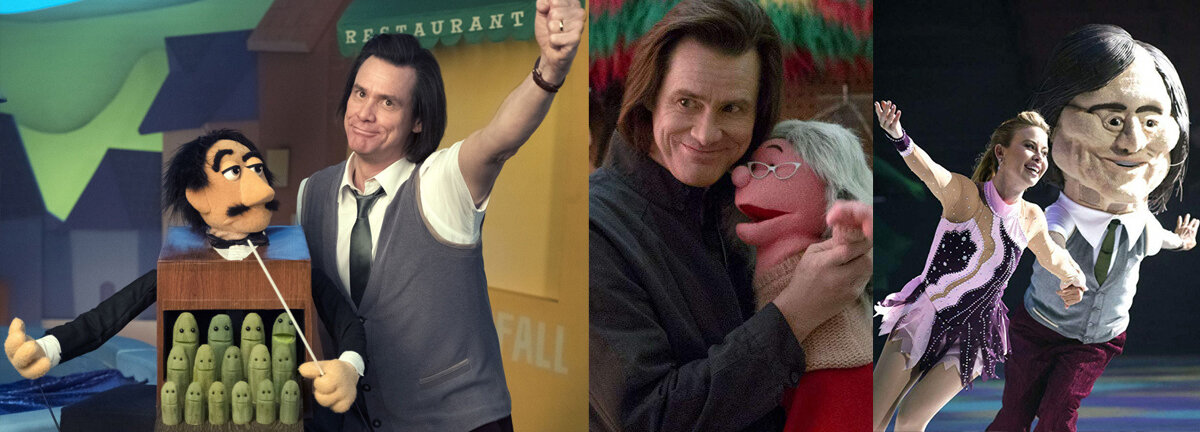 Джим Керри. Коллаж автора. Источник КиноПоиск