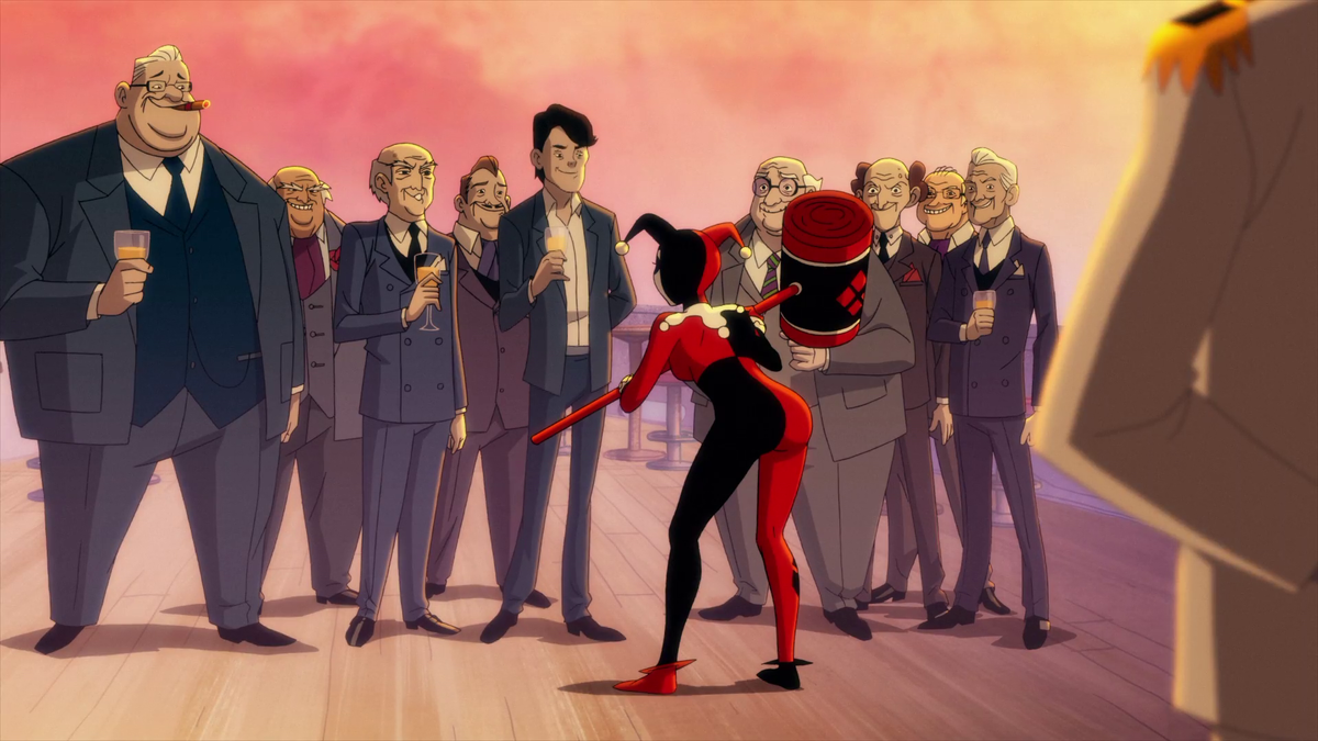 "Харли Квин, ты всерьез думаешь, что мы испугаемся подстилки Джокера?"