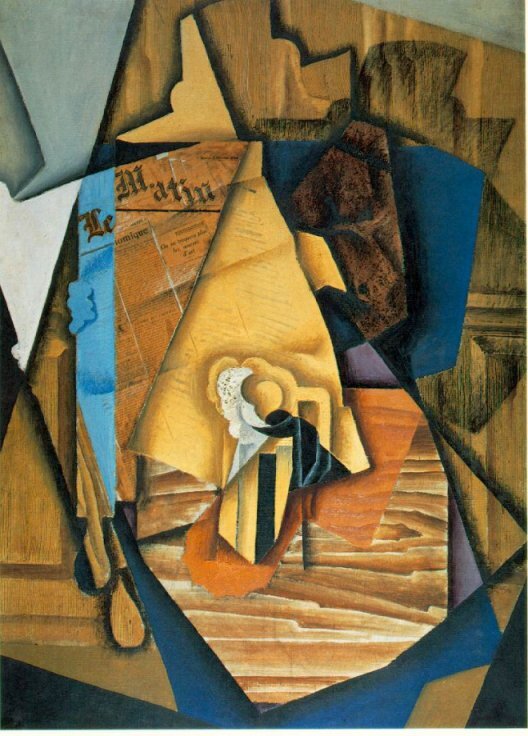 Мужчина в кафе Хуан Грис, 1914