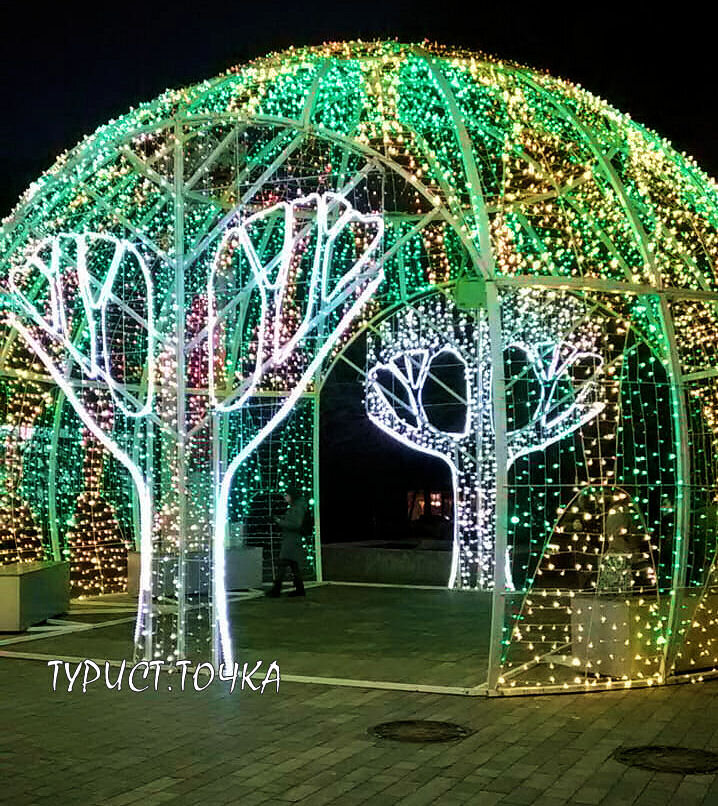 Шар с деревьями на Большой Садовой