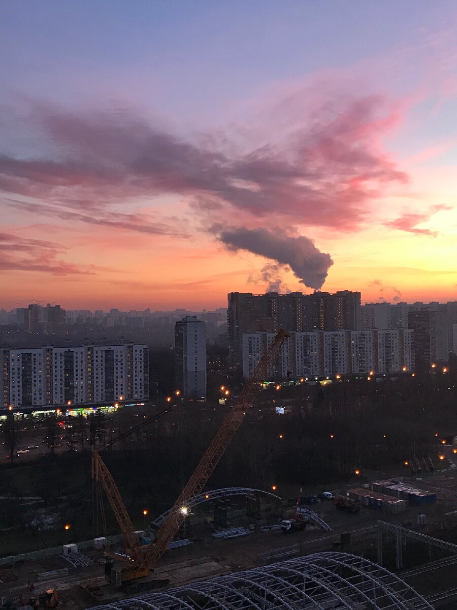 Москва январь 2020