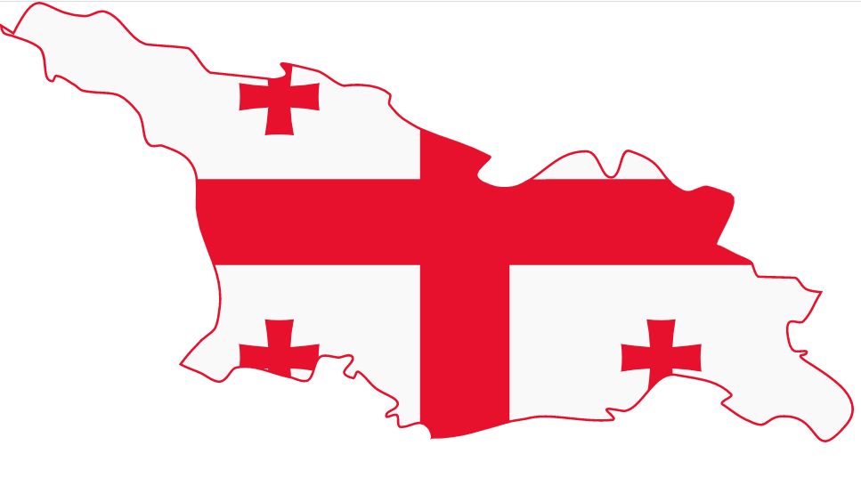 Грузия на карте