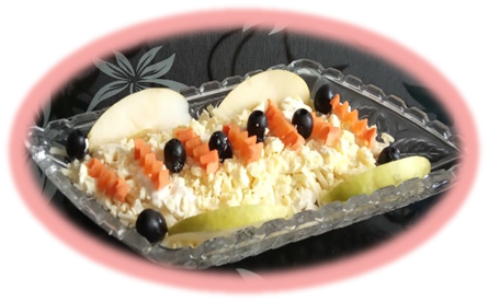 Салат с горбушей