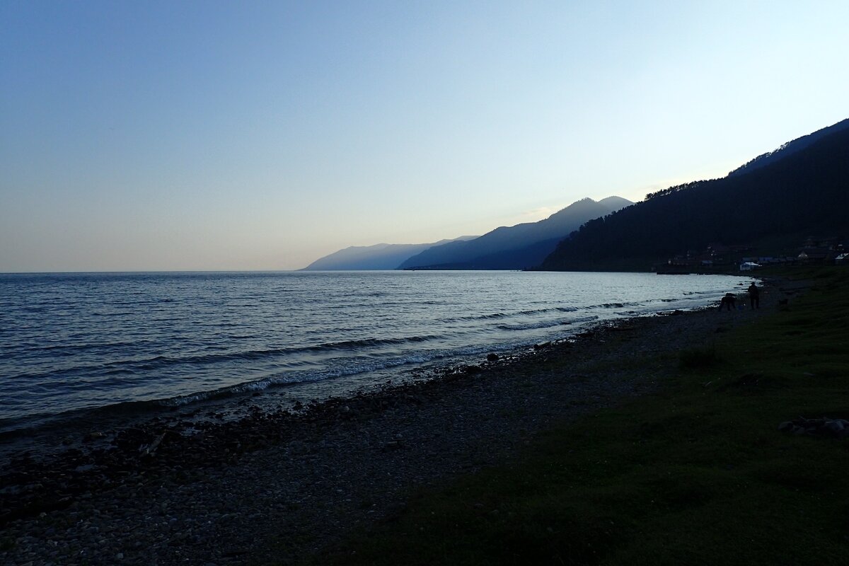 Перед отплытием — солнце уже давно село