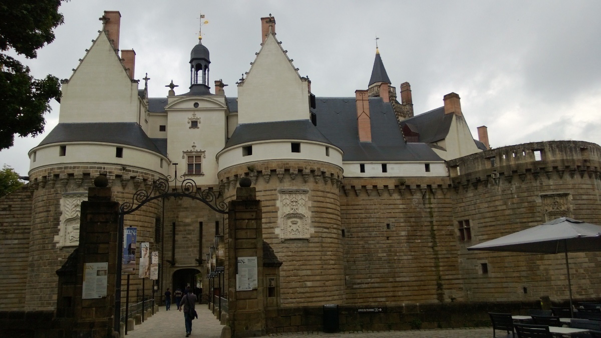 Замок в Нанте. Фото автора.