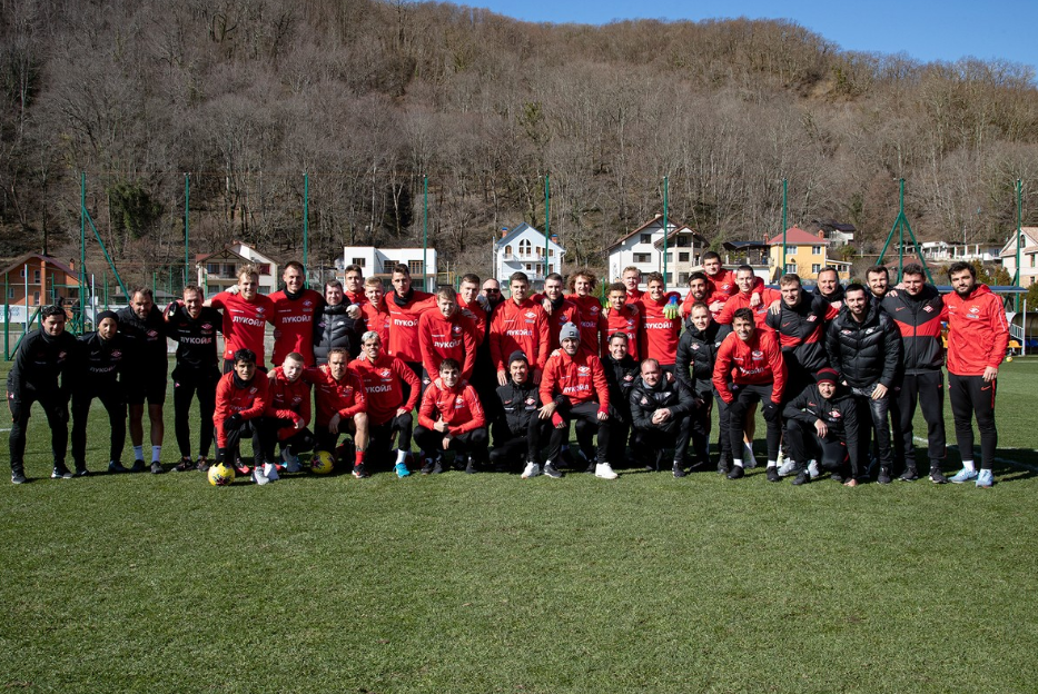 Спартак на сборах в Сочи