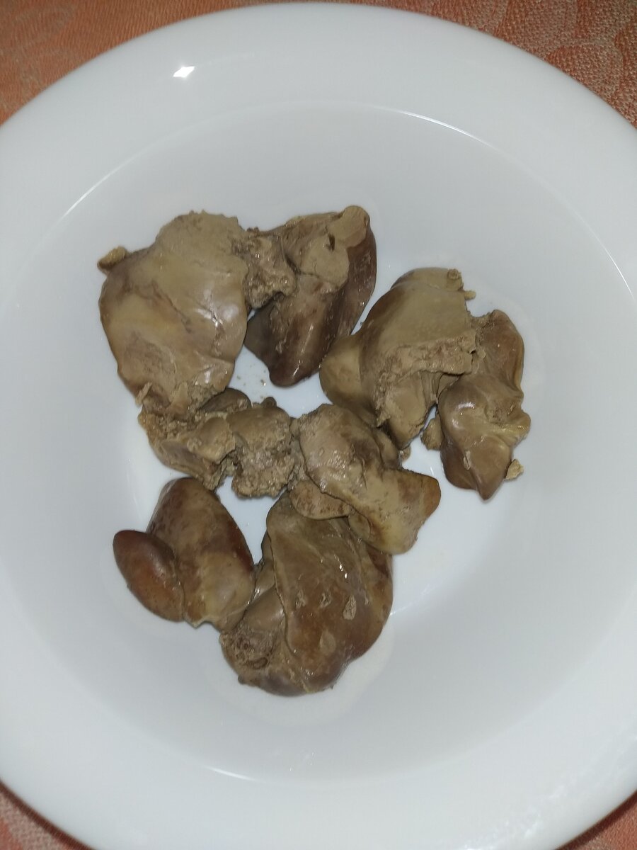 Отварная куриная печень