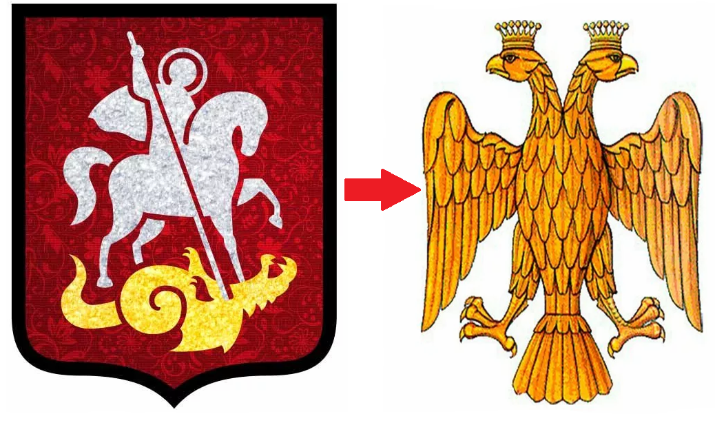 Герб Палеологов двуглавый Орел. Как выглядел герб россии при иване третьем