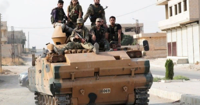 Турция поддерживает боевиков-повстанцев в Сирии