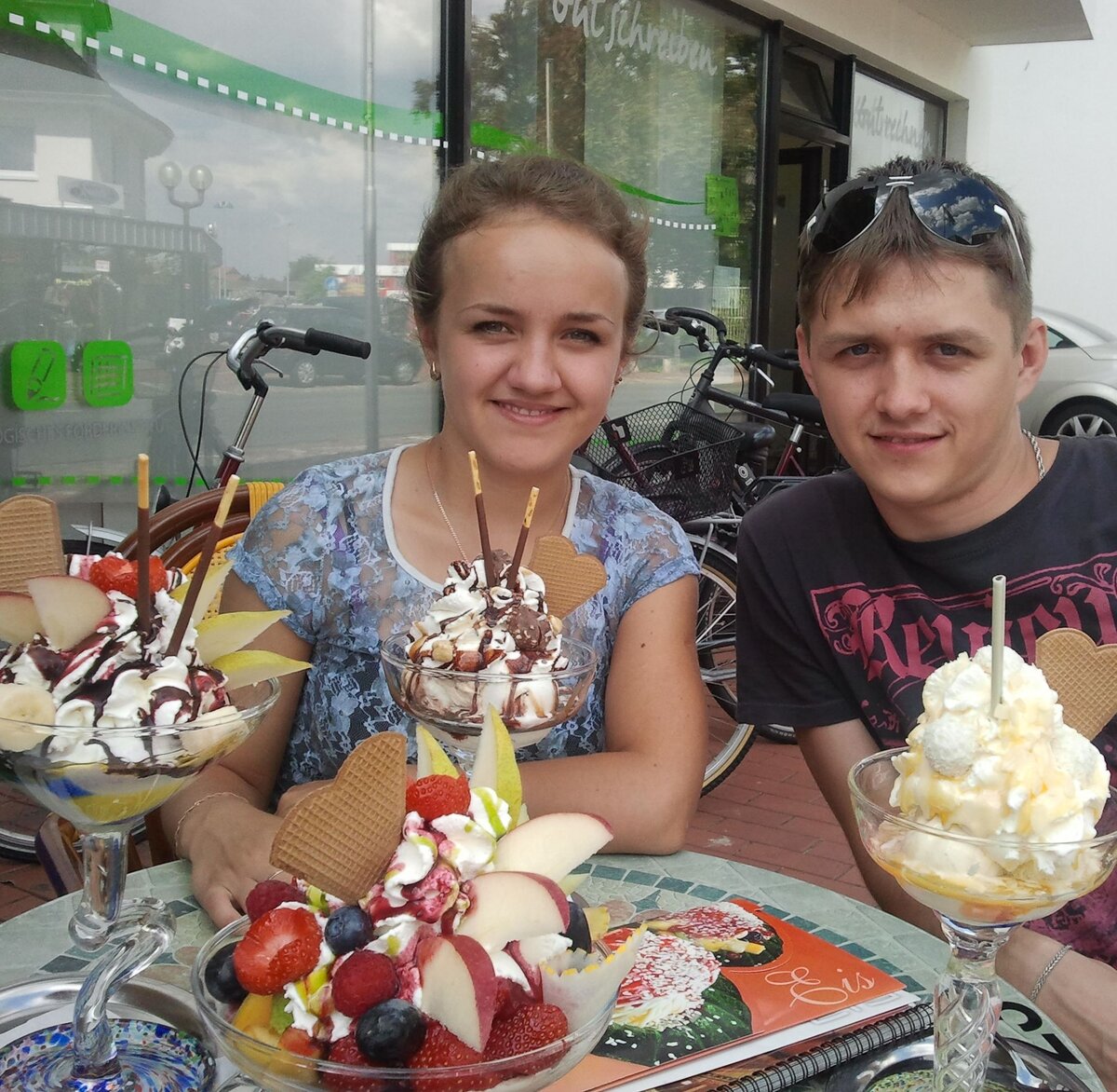 Вкуснейшее мороженое. Фото автора