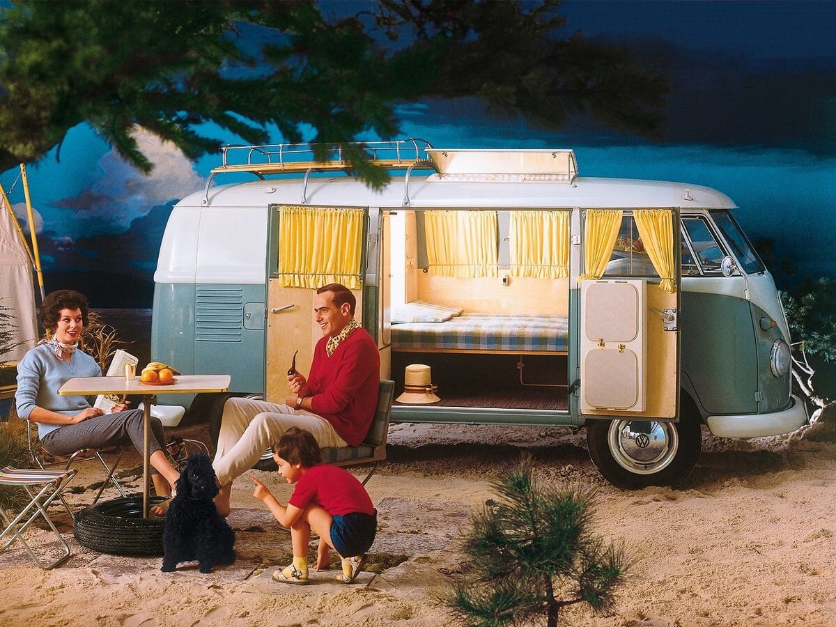 volkswagen camper t1 хиппи