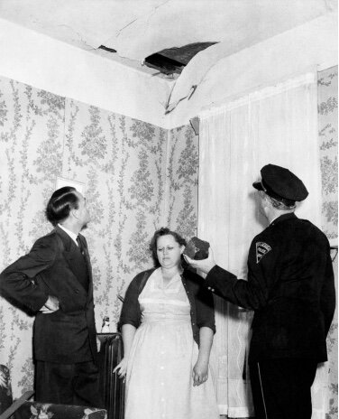 Место падения метеорита 1954 год