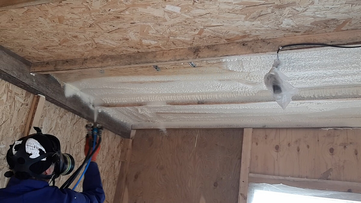 Утепление потолка. 