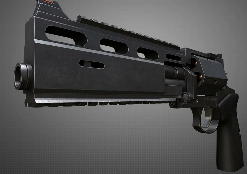 У РШ-12 довольно футуристичный вид. Его даже использовали в нескольких компьютерных играх