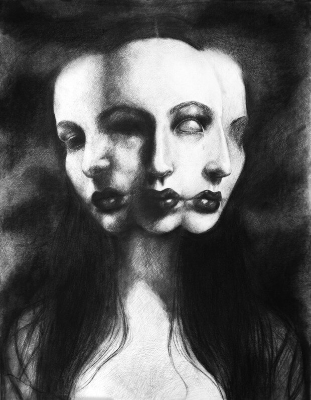 Картина страдающей alter ego пациентки.