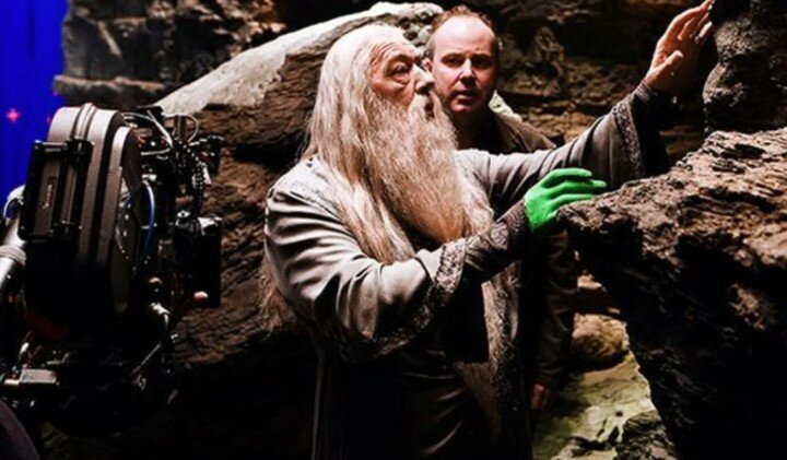 У Дамблдора не черная, а зелёная рука!