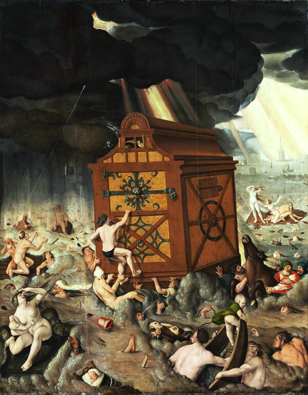 Ханс Бальдунг Грин. "Всемирный потоп", 1525 г.