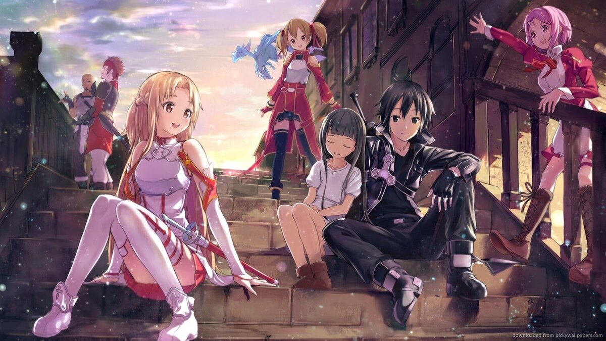 1 сезон "Sword Art Online"