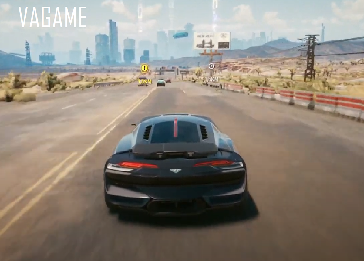 Машина Бэтмана в Cyberpunk 2077