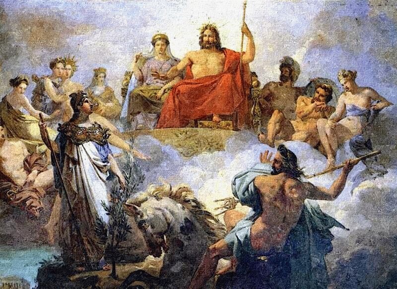 anapacity.ru.  Боги у себя дома, на Олимпе.