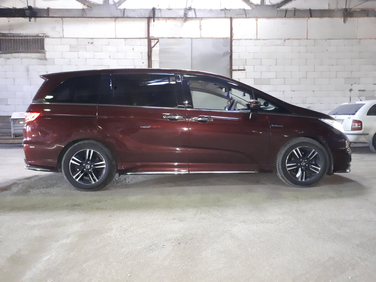 Honda Odyssey 2016, минивэн, 5 поколение, RC4 2013 — 2020 Установлены  проставки для увеличения клиренса. | Автопроставки Polimer | Дзен