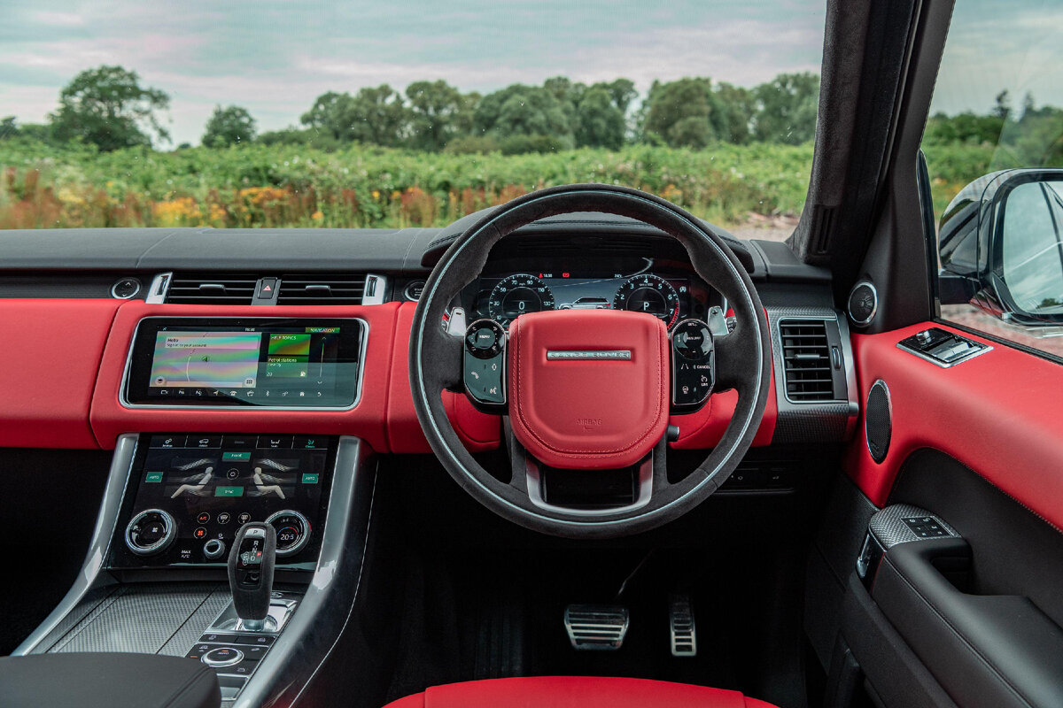 range rover sport интерьер