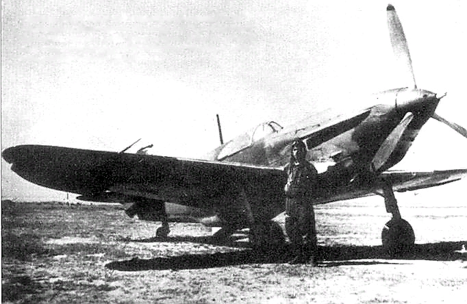Японский пилот рядом с Лагг-3