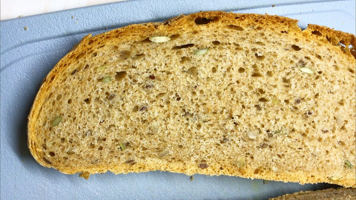 Хлеб из нутовой цельнозерновой муки