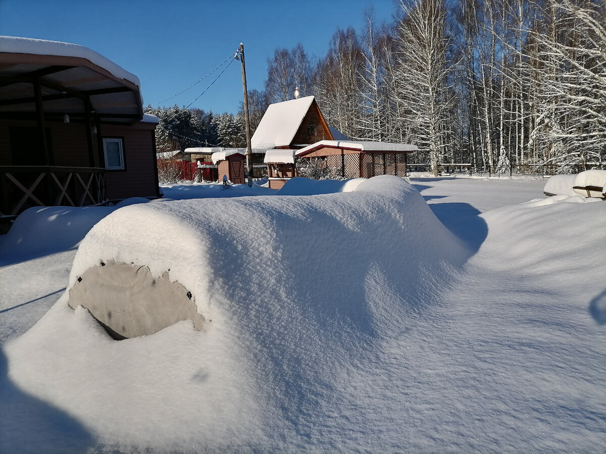 Укрытия под снегом