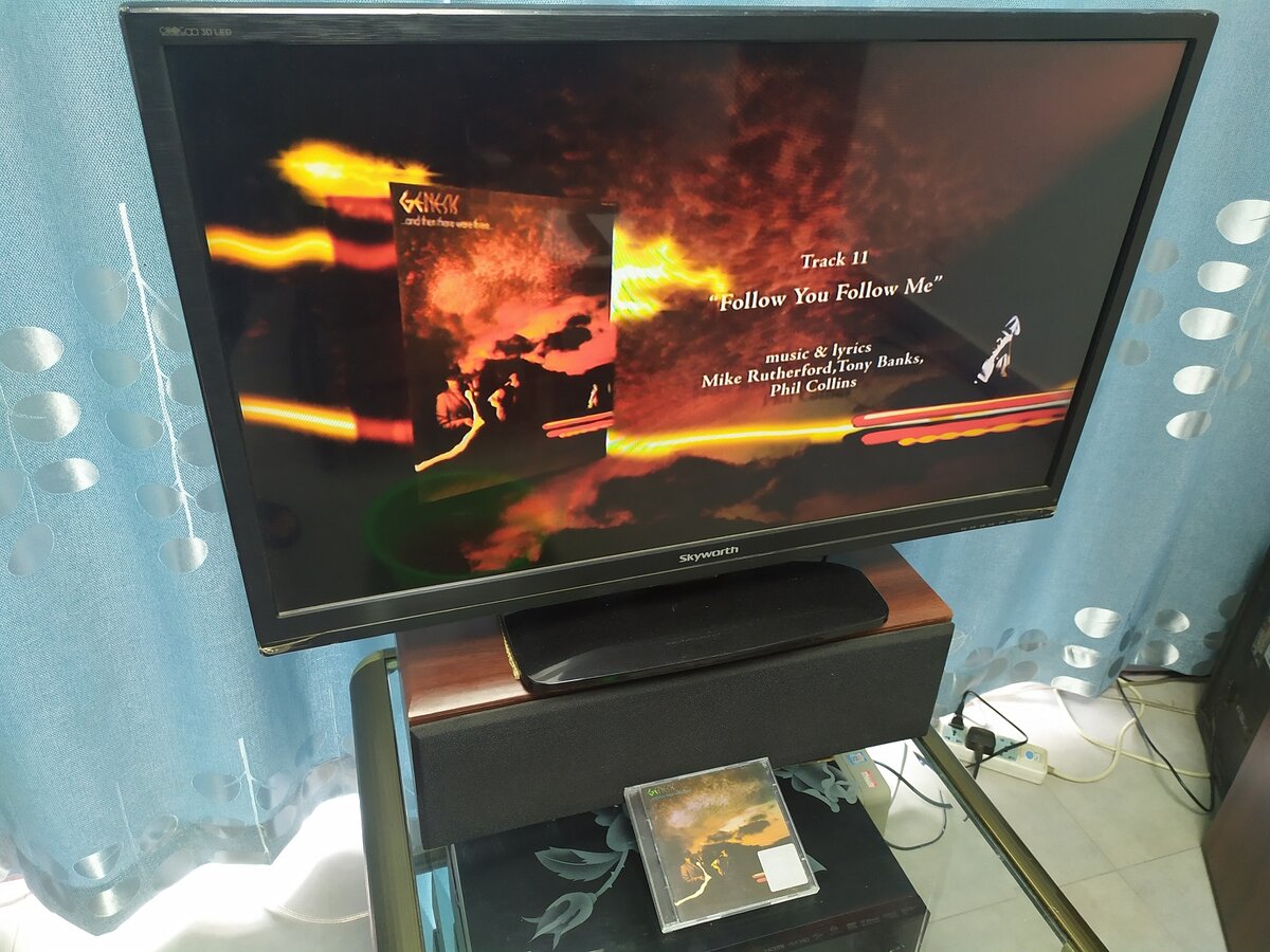 Genesis "...And Then There Were Three..." menu for Follow You Follow Me