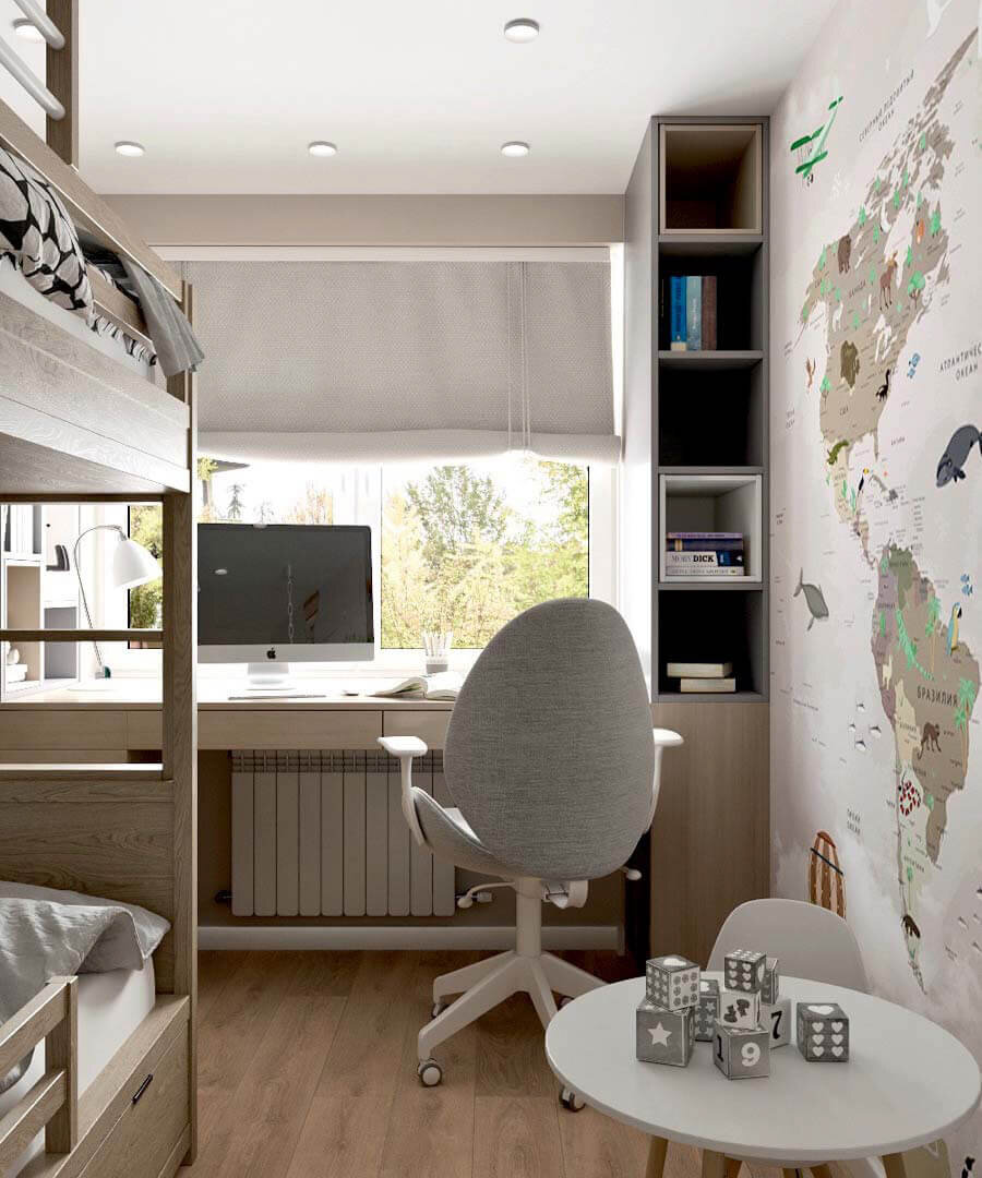 Нейтральная палитра для спальни