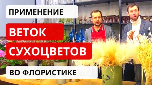 ВЕТКИ и СУХОЦВЕТЫ во флористике! Применение в букетах и композициях, хранение, учет, прибыль.