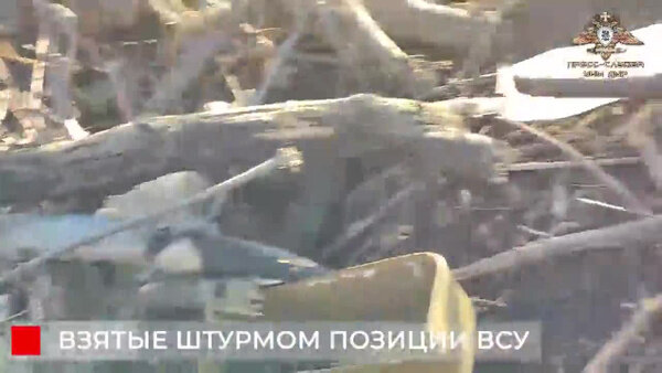 Взятие в плен бойцов ВСУ в районе посёлка Невельское. Видео © Народная милиция ДНР