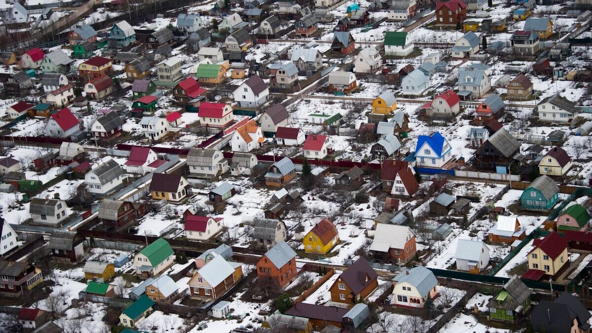    Вид на жилые дома в Подмосковье© РИА Новости / Александр Вильф