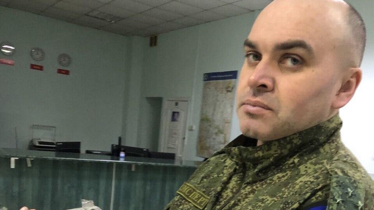    Эксперт-взрывотехник представительства ЛНР в СЦКК Алексей Гетманский© РИА Новости