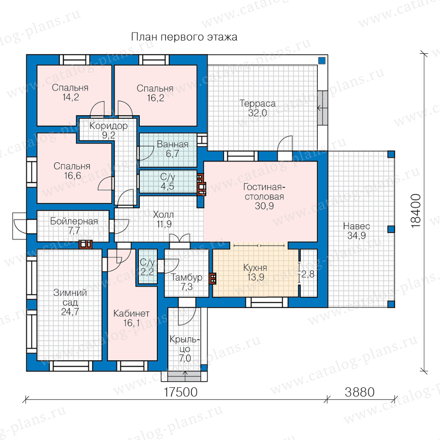 планировка 1 этажного дома