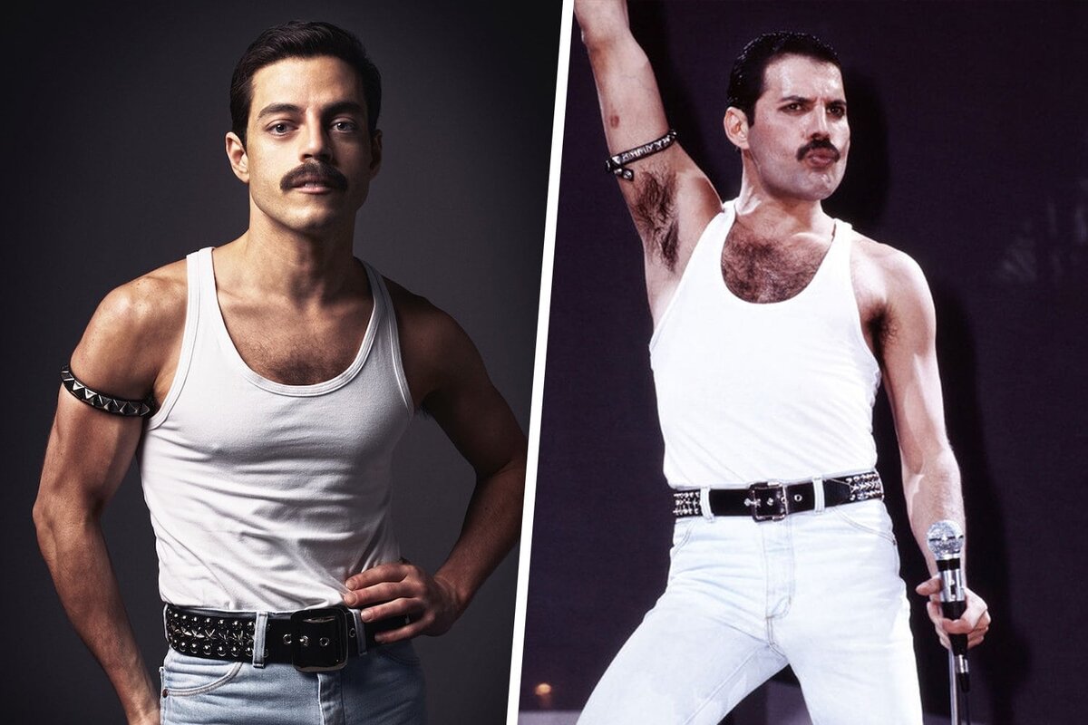 Американский актер Рами Малек/Британский певец Фредди Меркьюри