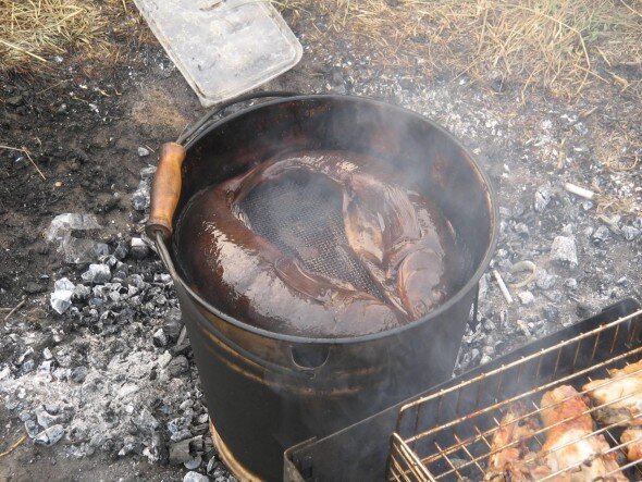 Как сделать коптильню для дома из бочки своими руками - Жми!