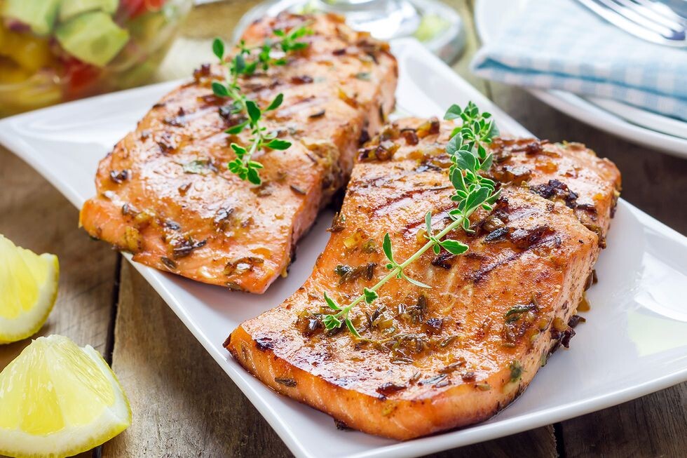 Лосось на гриле