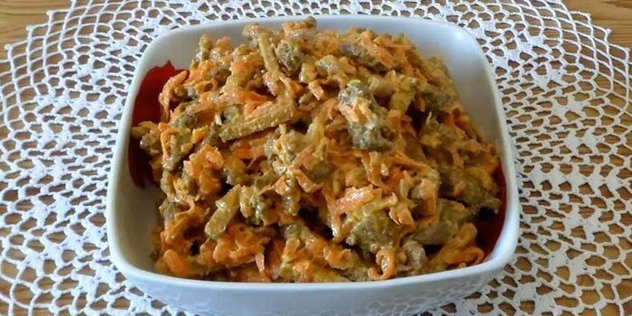 Салат с грецкими орехами и курицей пошаговый рецепт