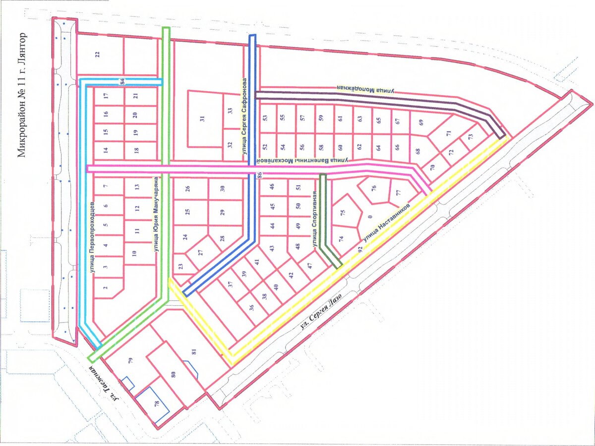 Лянтор карта города