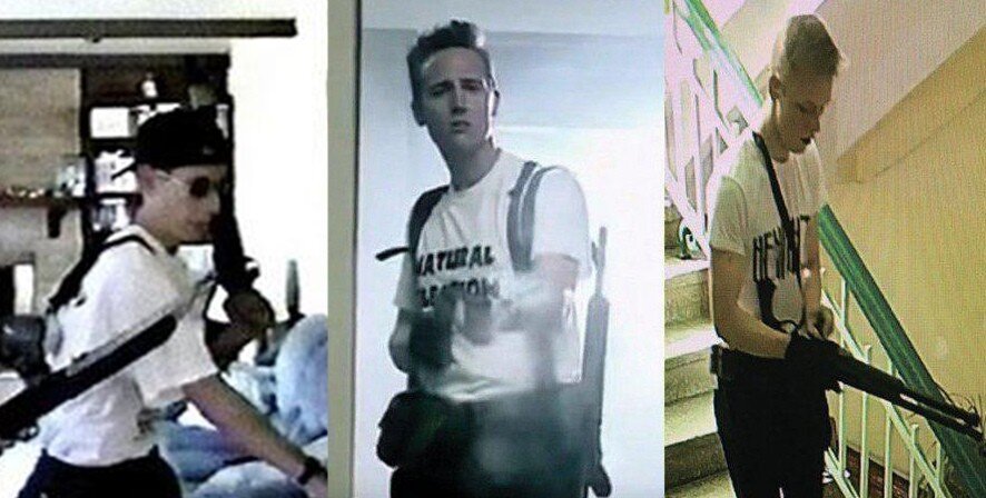 Кадры из фильма про расстрел в Колумбайне и Керченский стрелок Владислав Росляков